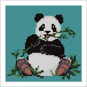 Kanwa z nadrukiem - Panda
